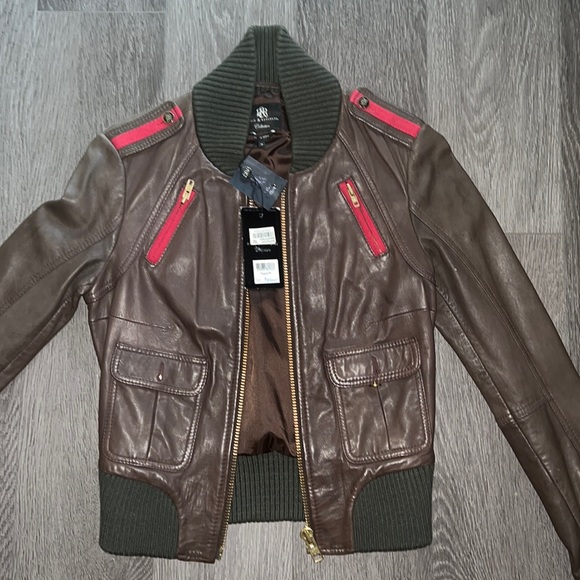 Rock and republic leather jacket - Picture 1 of 4